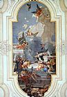 Giovanni Battista Tiepolo Canvas Paintings - The Institution of the Rosary